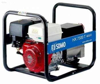 Ģenerators, 7,5kw, 230v/400v, SDMO PERFORM HX7500T, benzīns